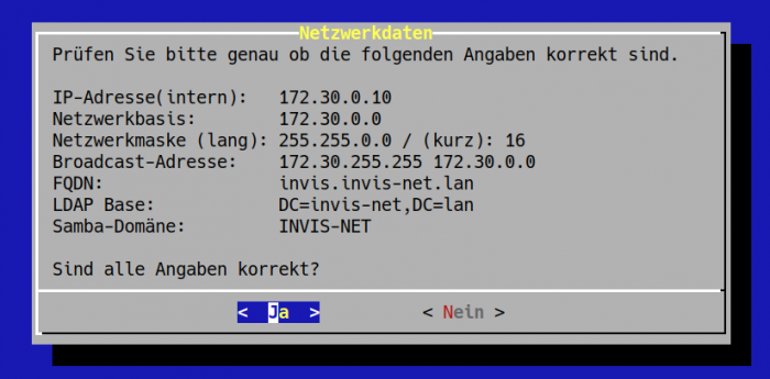 Netzwerkdaten ermittelt Netzwerkdaten ermittelt